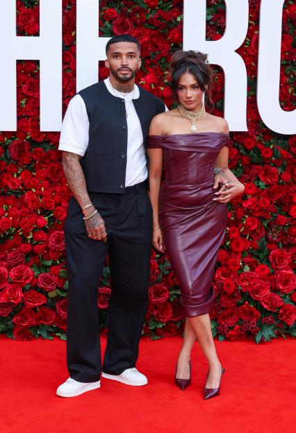 Michael Griffiths and Rukku Nahar at the UK premiere of "The Roses."