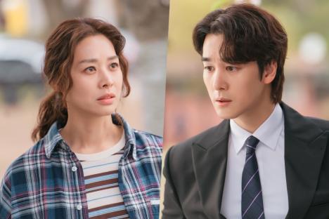 Jang Shin Young And Oh Chang Suk Share A Tense Exchange In New Drama “The Woman Who Swallowed The Sun”