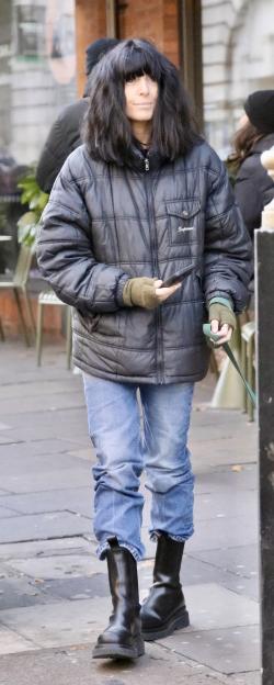 Claudia Winkleman dressed casually