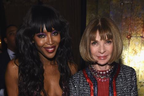 Naomi Campbell sends love to Vogue editor Anna Wintour as she’s forced to miss Met Gala