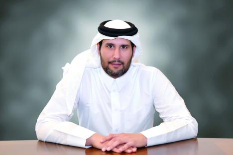 Portrait of Sheikh Jassim Bin Hamad Al Thani.
