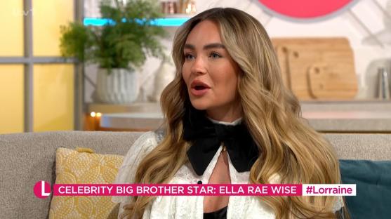 Ella Rae Wise, Celebrity Big Brother star, on Lorraine.