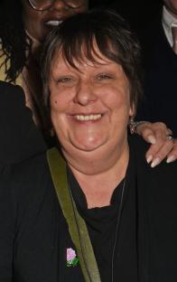 Kathy Burke at a press night after-party.