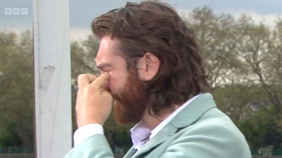 BBC Boat Race commentator breaks down in tears and forced to apologise after being overcome with emotion at result