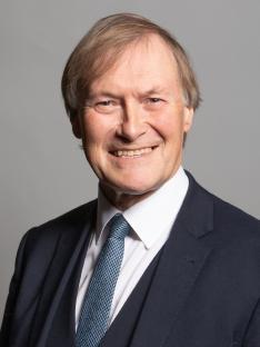 Portrait of Sir David Amess.