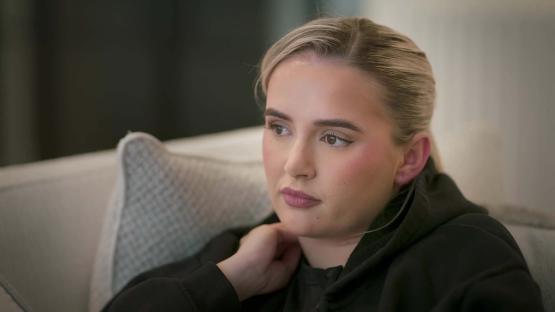 Molly-Mae Hague in a pensive mood.