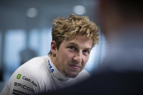 Liam Lawson of the Visa Cash App Racing Bulls.