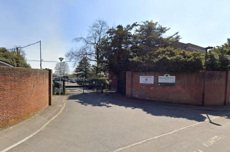 Entrance to Coopers and Marjorie McClure School.