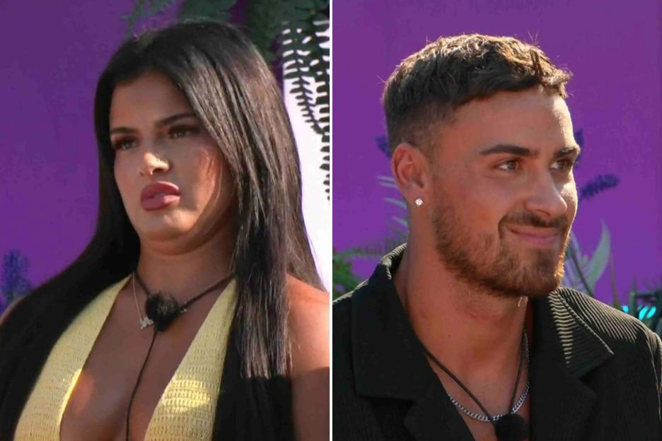 Watch awkward moment Andrada confronts Ben for cheating on her as islanders cause chaos in Love Island return