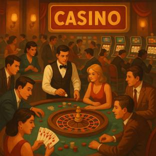 Everyone can see the casino scene – but you have the mind of a poker player if you can find the two jokers in 10 seconds