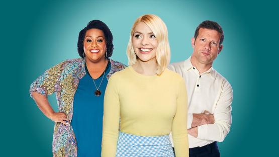Alison Hammond, Holly Willoughby, and Dermot O'Leary on This Morning.
