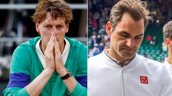 Jannik Sinner suffers ‘Roger Federer curse’ as French Open final fan repeats fateful gesture six years on