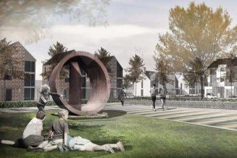 Britain’s £2.5BILLION newest town next to major motorway is unveiled in blueprint for 4,000 homes, new shops & hotel