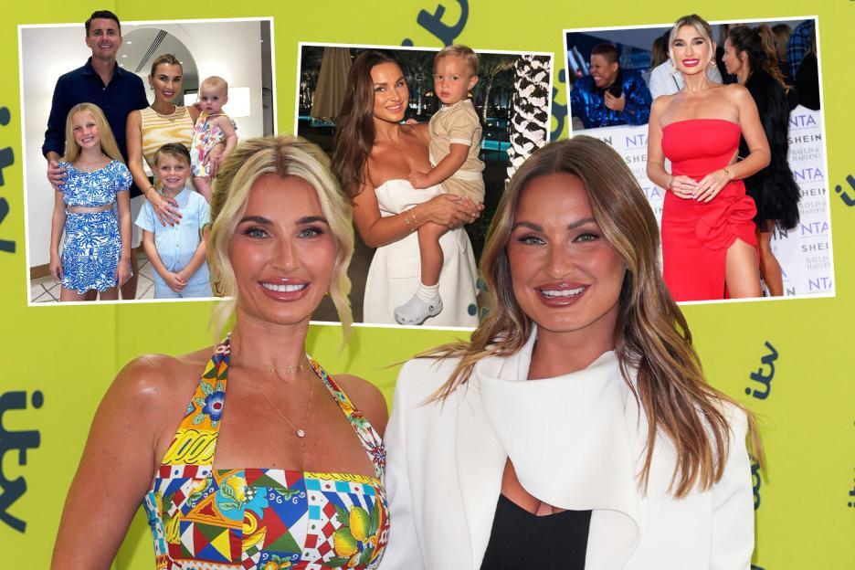 Collage of two women with family photos and photos from events.