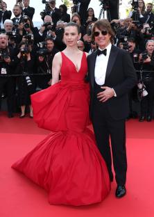 Hayley Atwell and Tom Cruise at the Cannes Film Festival.