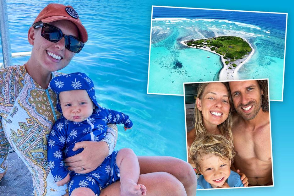 I’m raising my toddler on a desert island… he loves daily swims & crab hunting, but it’s not easy when he’s sick