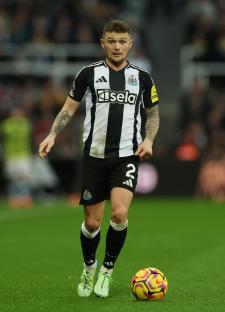Kieran Trippier of Newcastle United playing soccer.