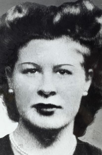 Black and white photo of Rita Nelson, a victim of the Christie murder case.