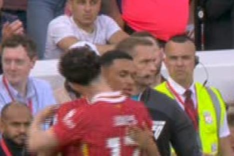 ‘Wow, not pleasant’ – Trent Alexander-Arnold booed by Anfield crowd in first game since exit vid leaving Neville stunned