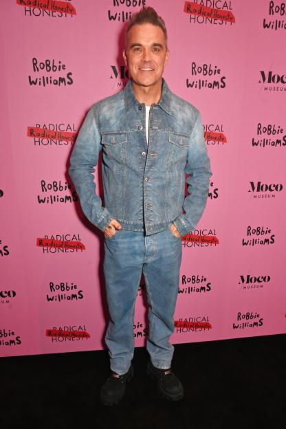 Robbie Williams Launches His New Solo Art Exhibition Radical Honesty At Moco Museum London