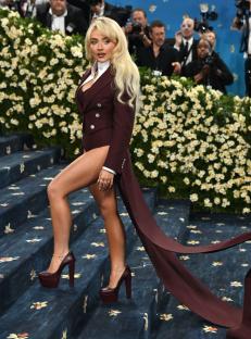 Sabrina Carpenter at the Met Gala 2025.
