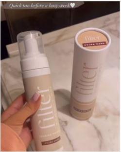 Molly Mae tanning lotion.