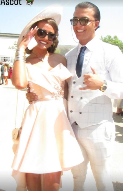 Couple at Ascot racecourse.