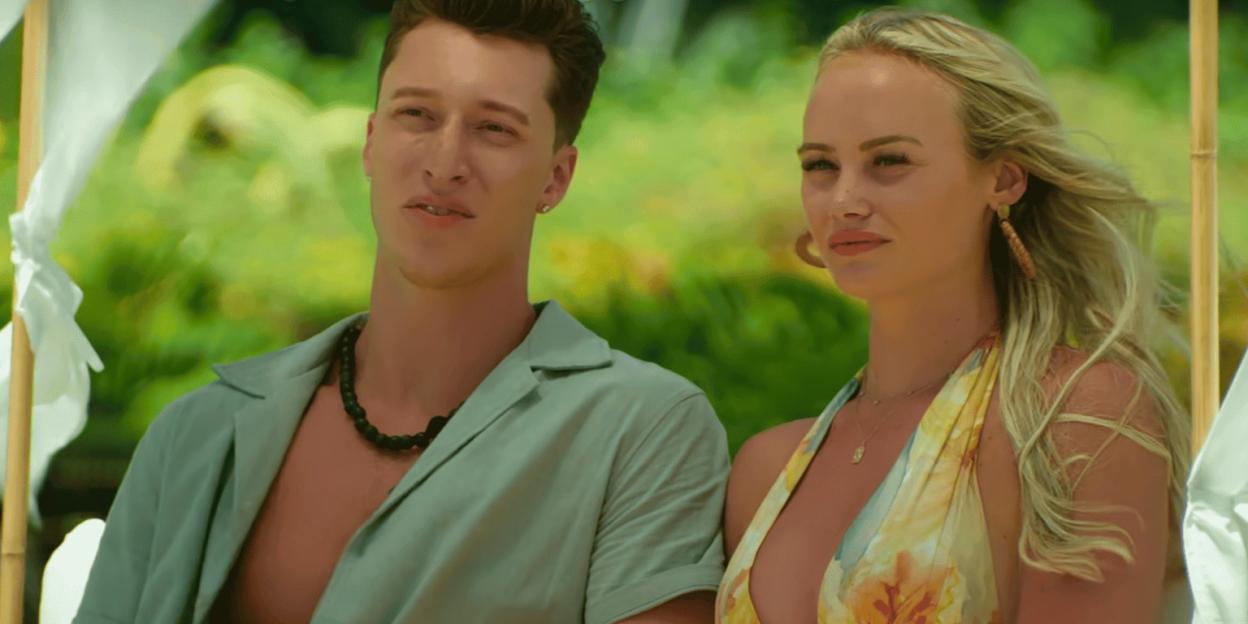 Ashley Moore and Grant Larsen on Temptation Island.