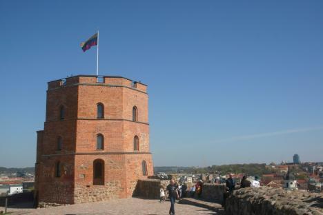 Gediminas' Tower in Vilnius, Lithuania.