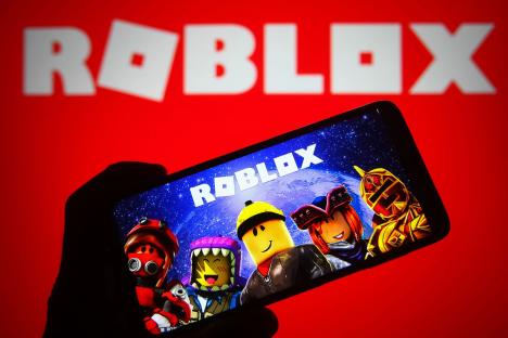 Why is the Roblox logo blue?