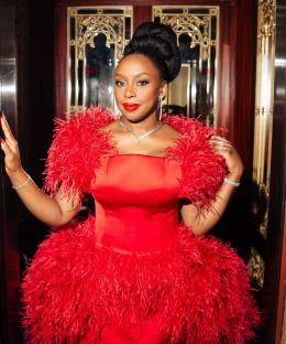 Chimamanda Ngozi Adichie Served a Fashion Moment in Red at Her First-Ever Met Gala
