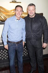 Kirk Norcross and Mick Norcross at a fundraiser.