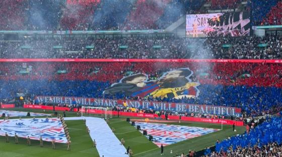 Wembley Stadium crowd display: