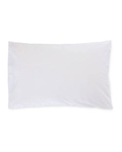 Two white pillowcases.