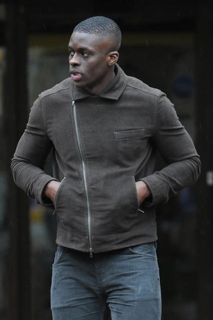 Michael Boateng leaving Birmingham Crown Court after pleading not guilty to match-fixing charges.