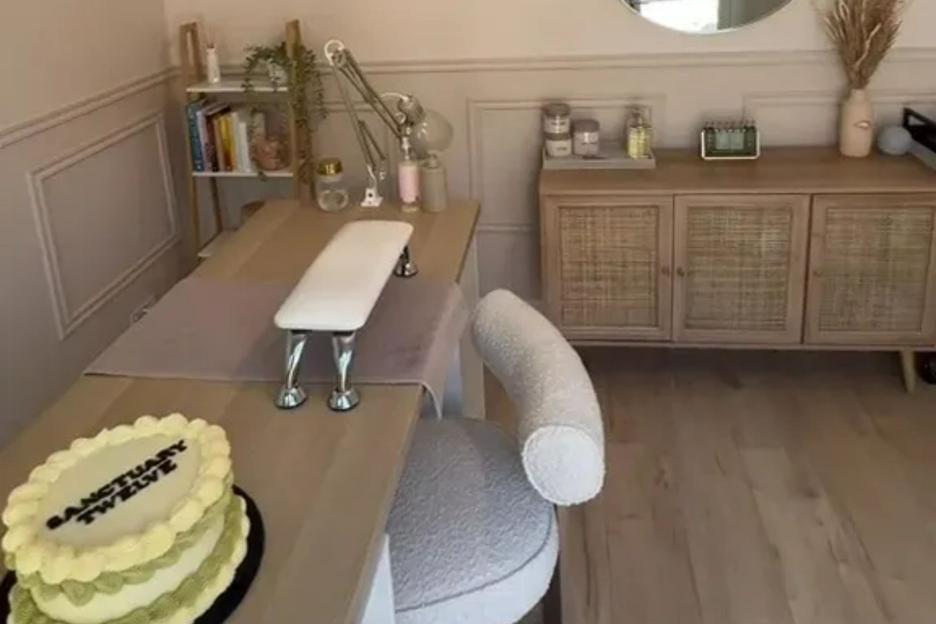 My hubby transformed our shed into a ‘dream’ nail salon – bargains from Homebase & IKEA made it look so glam on a budget