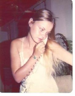 Photo of murder victim Jeanette Ralston on the phone.