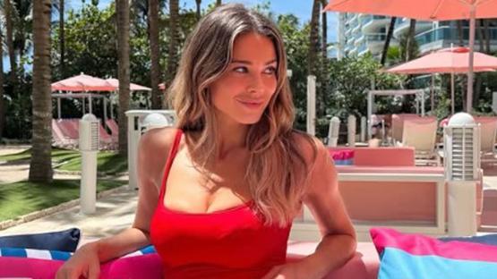 Diletta Leotta steals show in daring red dress before changing into glamorous white outfit for Club World Cup opener