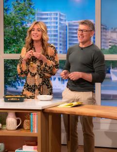 Cat Deeley and Ben Shephard on the This Morning TV show.