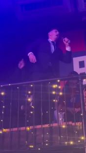 Dean Henderson and Will Hughes celebrating at a Crystal Palace party.