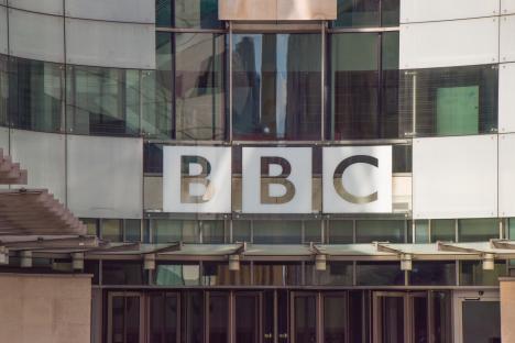 BBC headquarters in London.