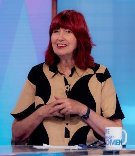 Janet Street-Porter on the set of Loose Women.