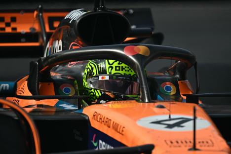Lando Norris takes pole for Monaco Grand Prix in huge boost to title hopes but Mercedes duo suffer qualifying nightmare