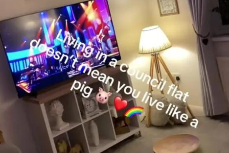 I’m so proud of my glam council flat but people say it’s ‘cheap, tacky’ and looks like a ‘B&M show home’