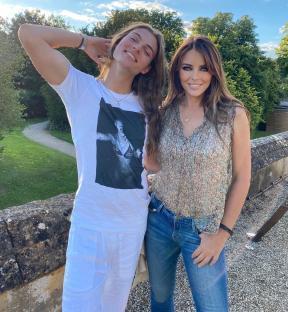 Damian Hurley and his mother, Liz Hurley.
