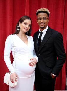 Helen Flanagan and Scott Sinclair at the British Soap Awards.