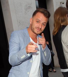 Dapper Laughs at a VIP event.