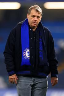 Todd Boehly, Chelsea owner, at a soccer match.