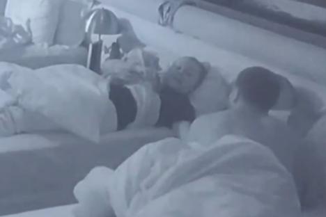 Celebrity Big Brother fans go wild as stars secretly hold hands in the dark in bed – and it’s NOT Chris and Ella