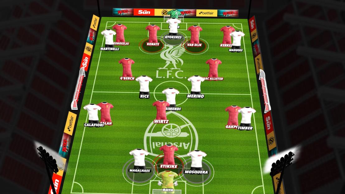 Illustration of a soccer formation graphic.